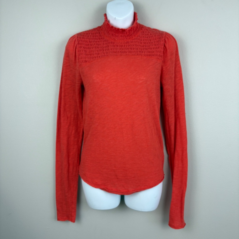 We the Free Caroline Mock Neck Top - Size Medium